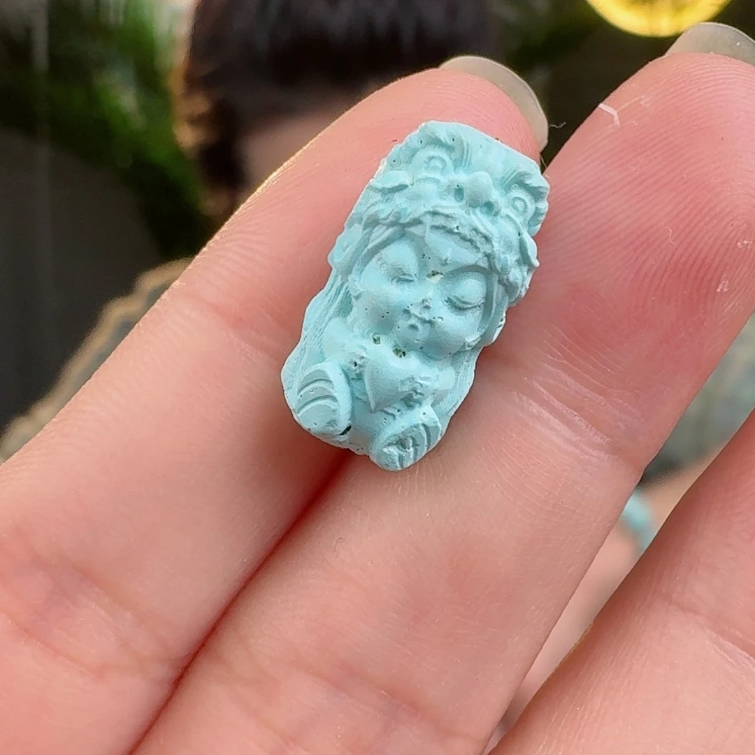 绿松石珠宝奇石未镶嵌