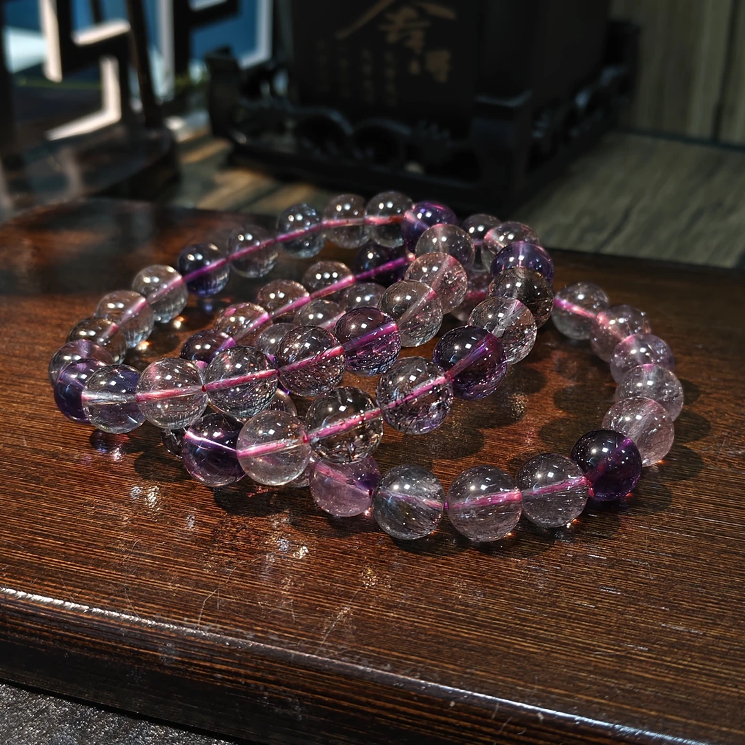 【书记甄选】天然超七单圈手链 多样性发一件 约10mm GCK858