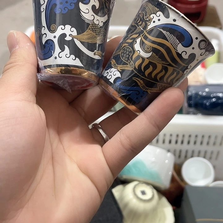 陶瓷茶具全部默认微瑕处理不影响使用完美主义者慎拍！