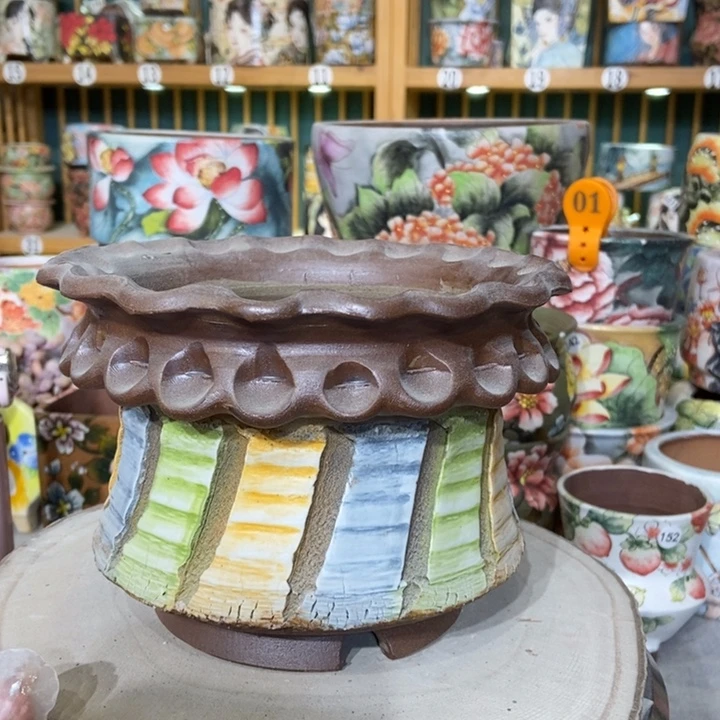 红陶景德镇艺术手绘作品