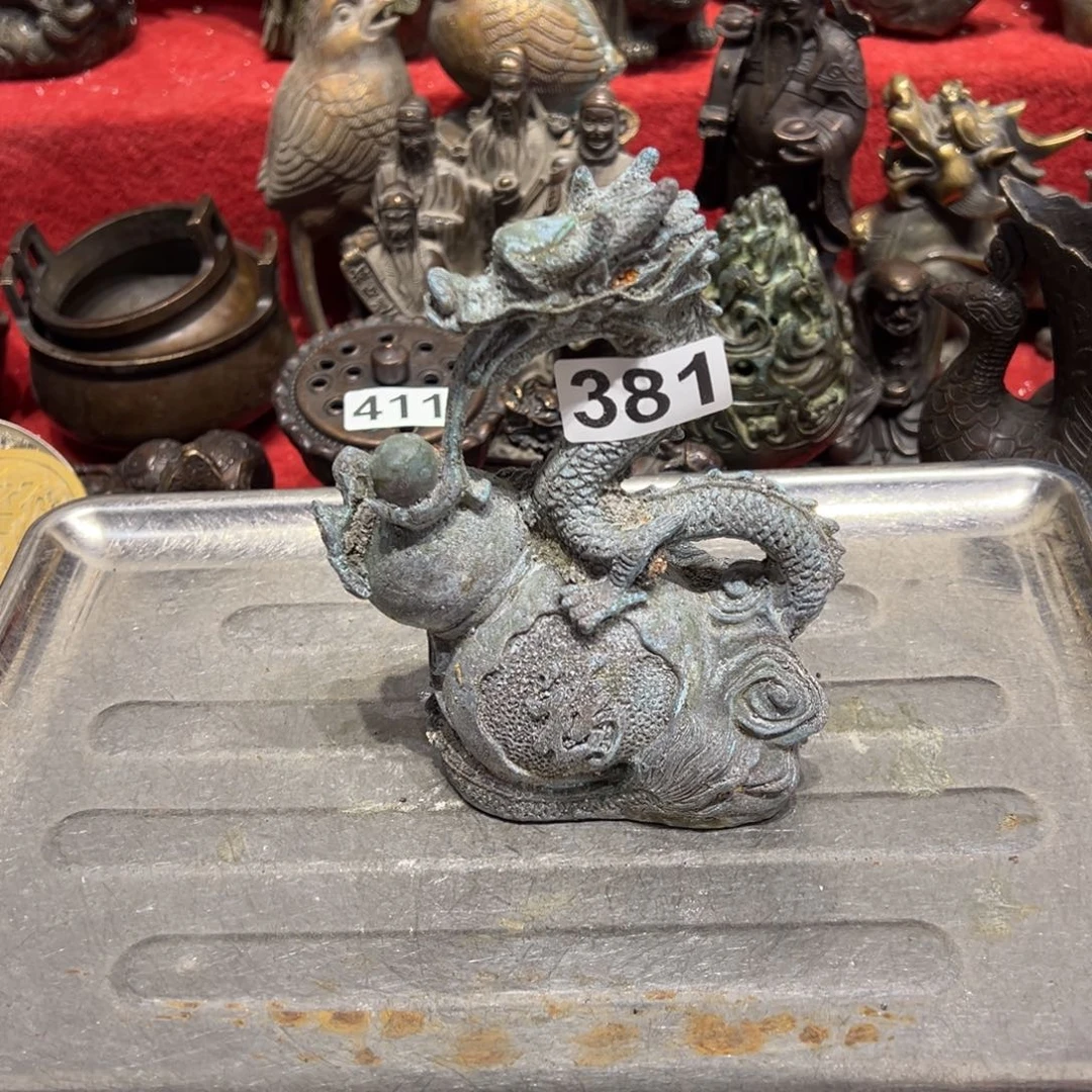 黄铜摆件，文房摆件