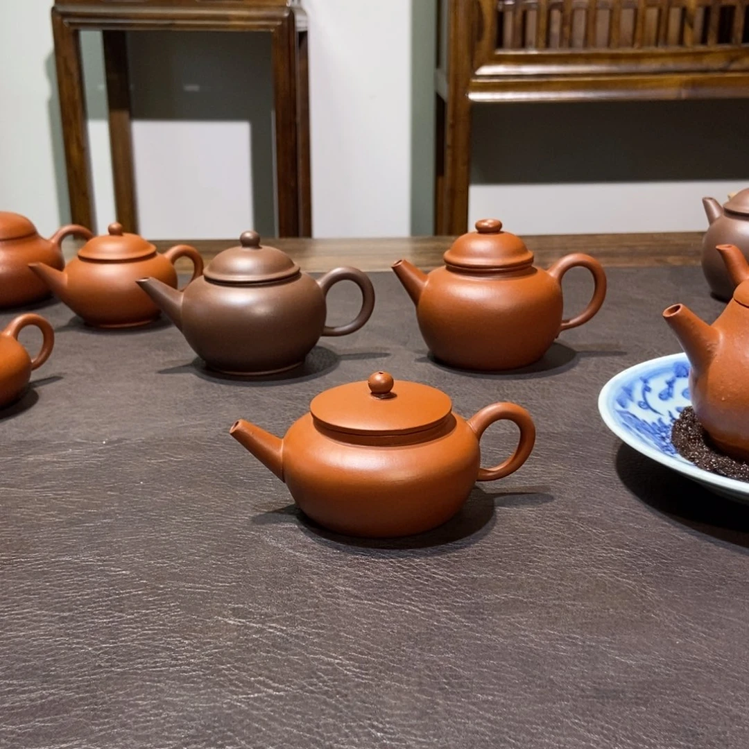 蕾***子茶壶紫砂紫砂紫泥提梁壶