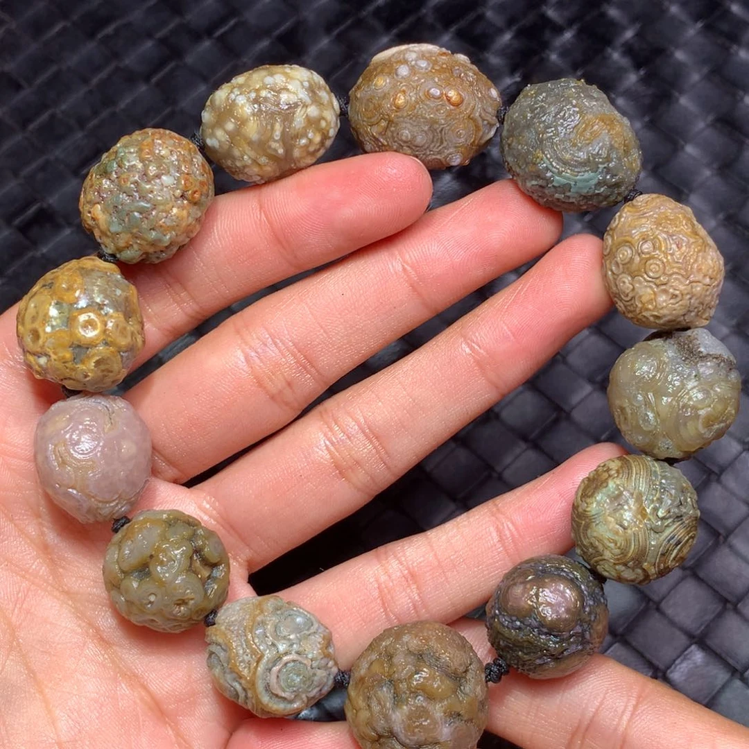 未镶嵌玛瑙/玉髓珠宝半成品