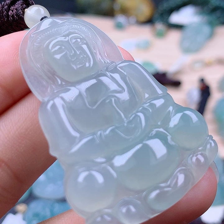 【闪购商品】翡翠颈饰未镶嵌天*翡翠吊坠