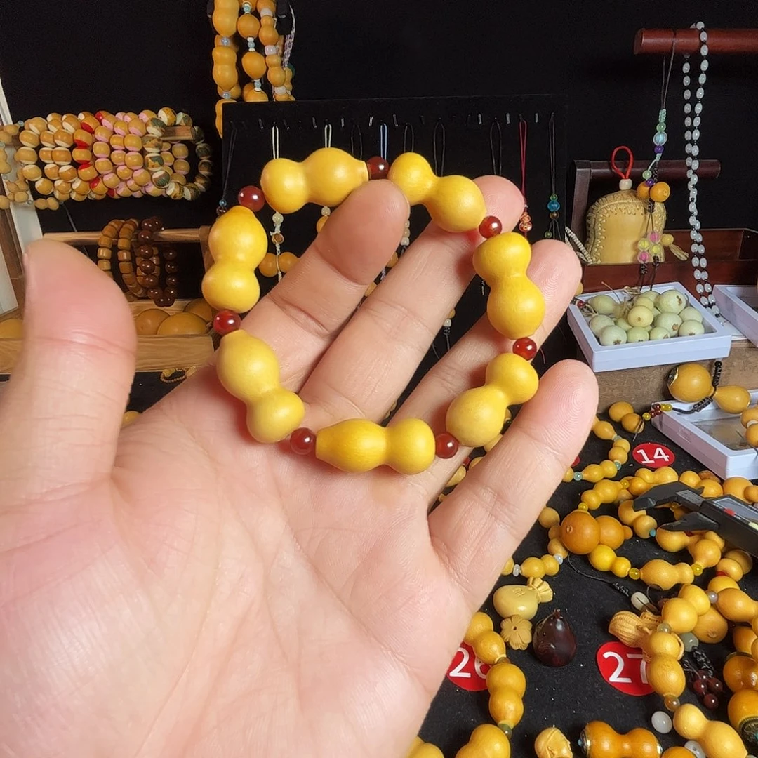 侨*哥2.6尺寸胖55肚八宝葫芦手串