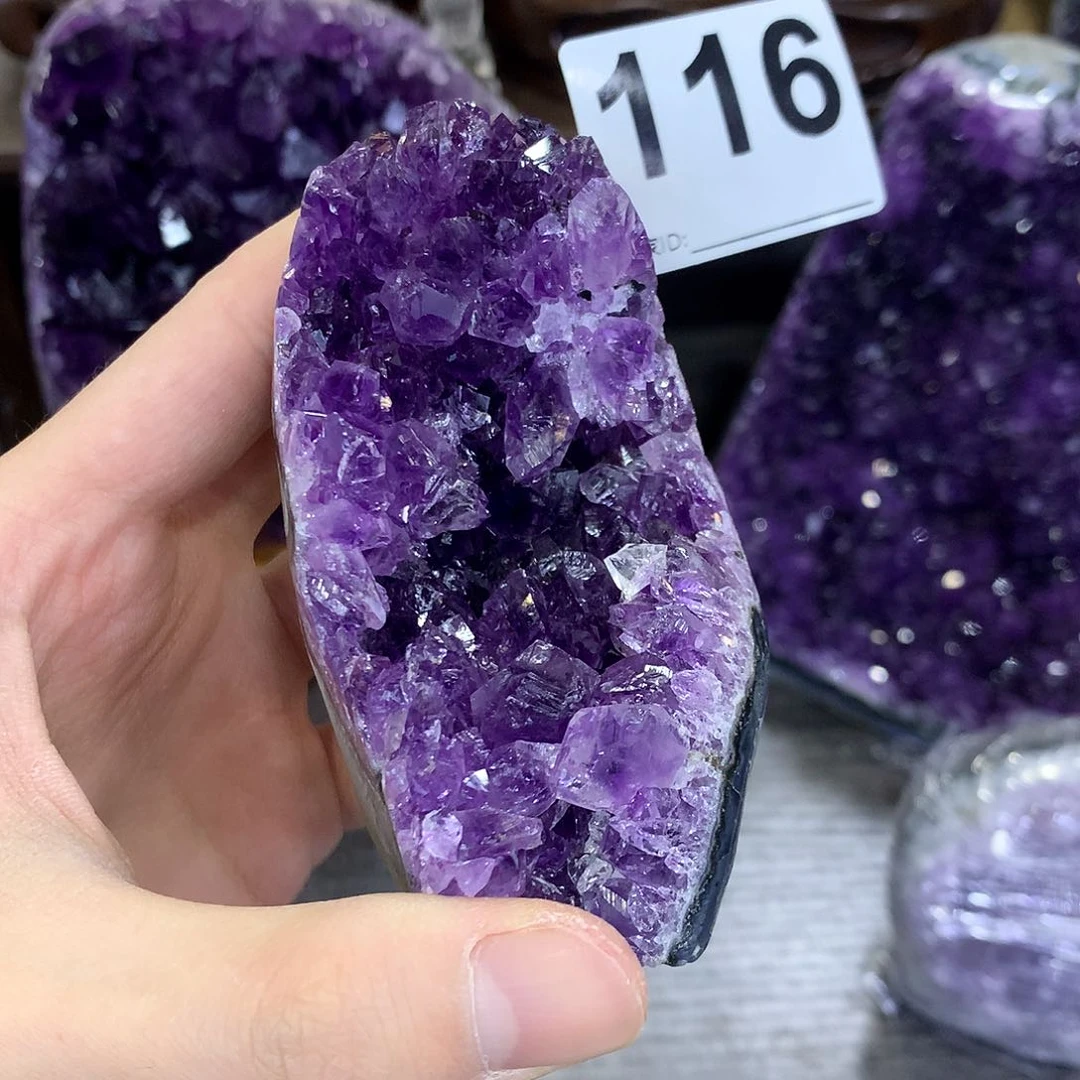 紫晶珠宝半成品未镶嵌116