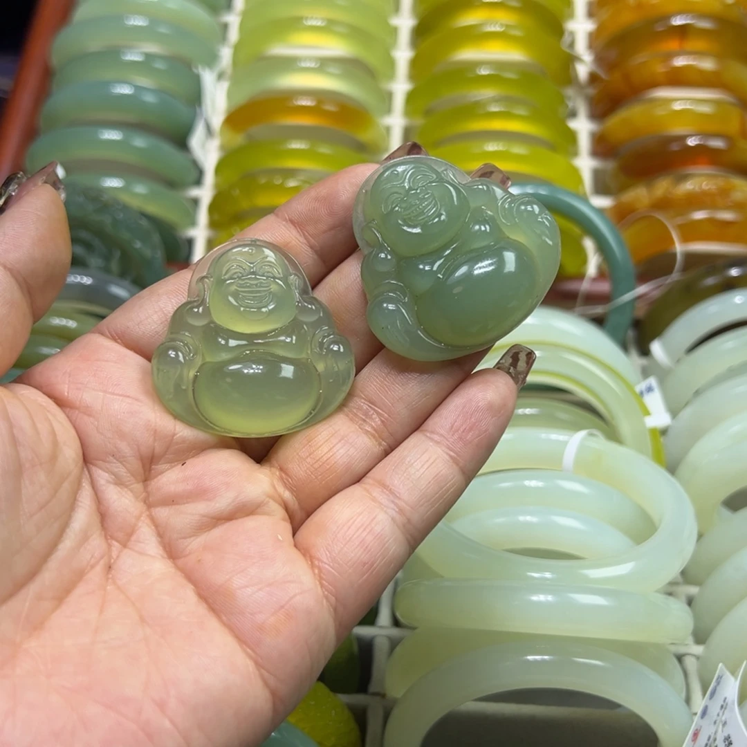 社***龙蛇纹石玉未镶嵌手镯