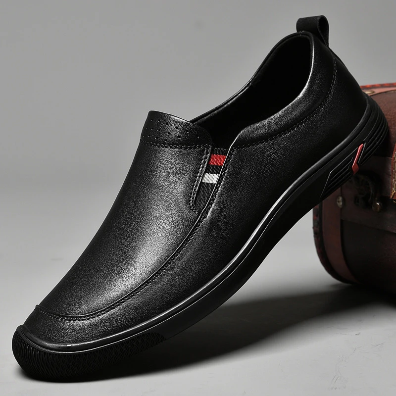 源头好货断码特价男鞋头层牛皮男士舒适百搭软底春季