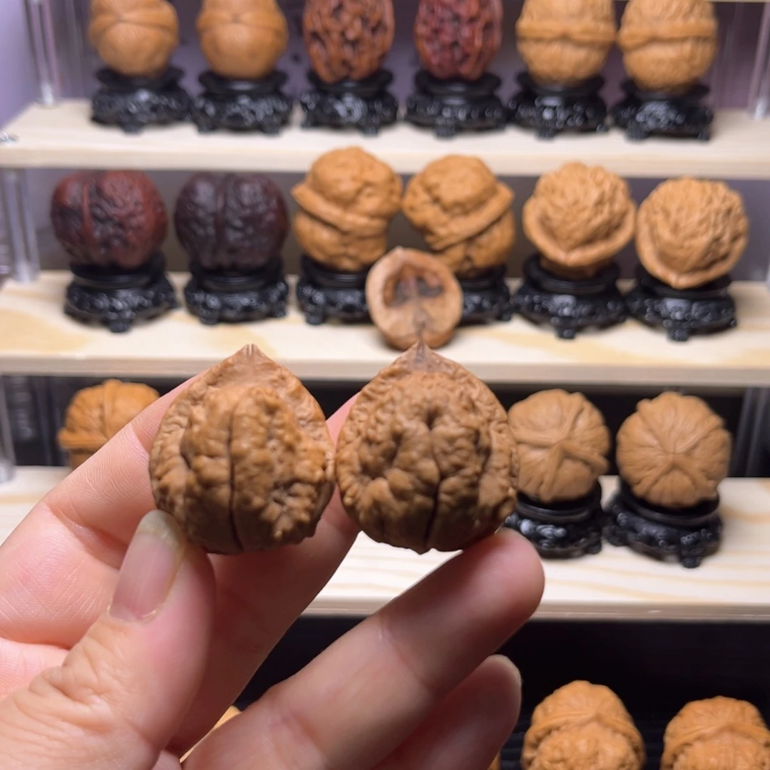 文玩核桃吊坠12w羊头蟾31尺