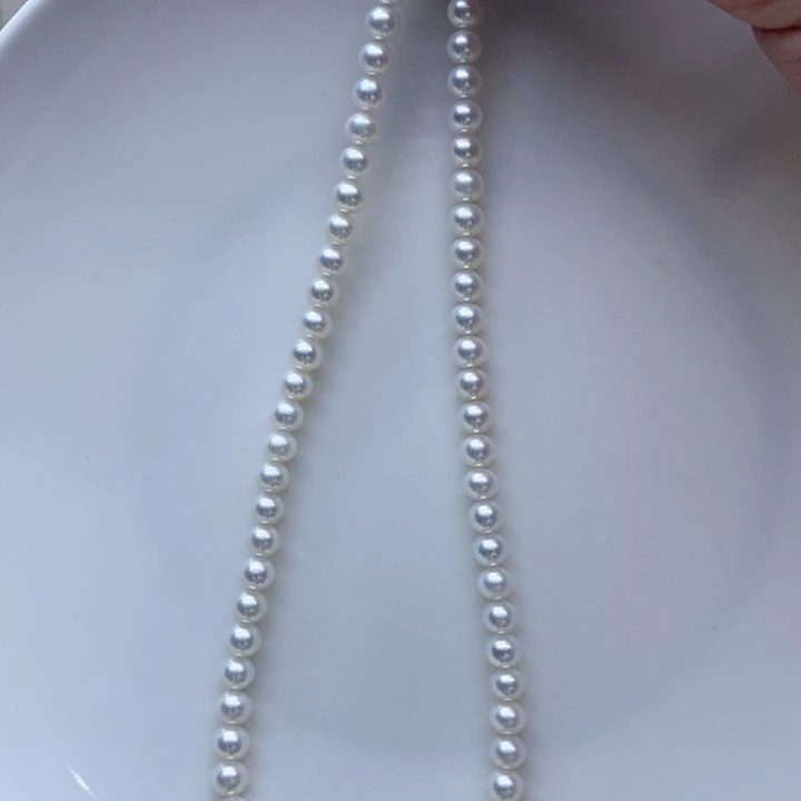 淡水珍珠银S925镶嵌颈饰