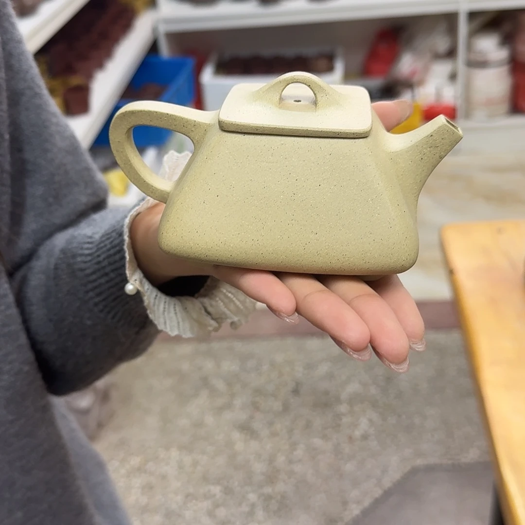 紫砂茶壶紫砂壶四方平盖石瓢260cc