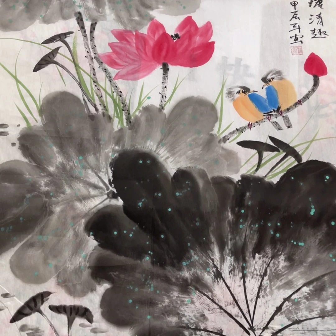 国画处理作品看好再拍哦