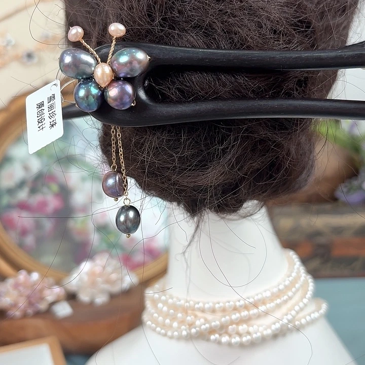 淡水珍珠未镶嵌发饰
