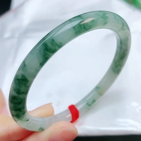 未镶嵌手镯翡翠51圆条882486