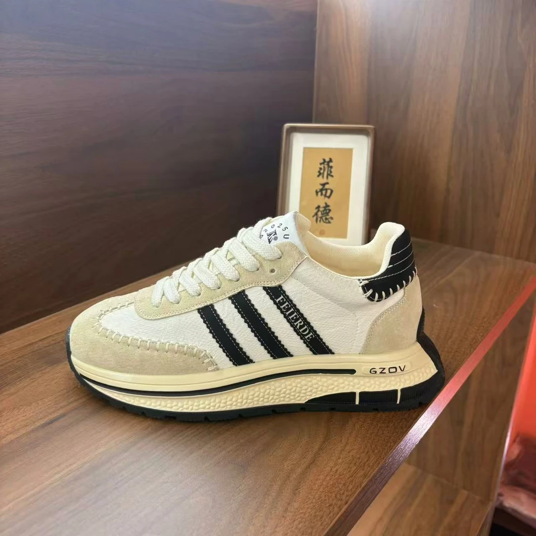 【菲而德111】2025爆款时尚休闲轻便舒适透气百搭男士轻奢潮鞋