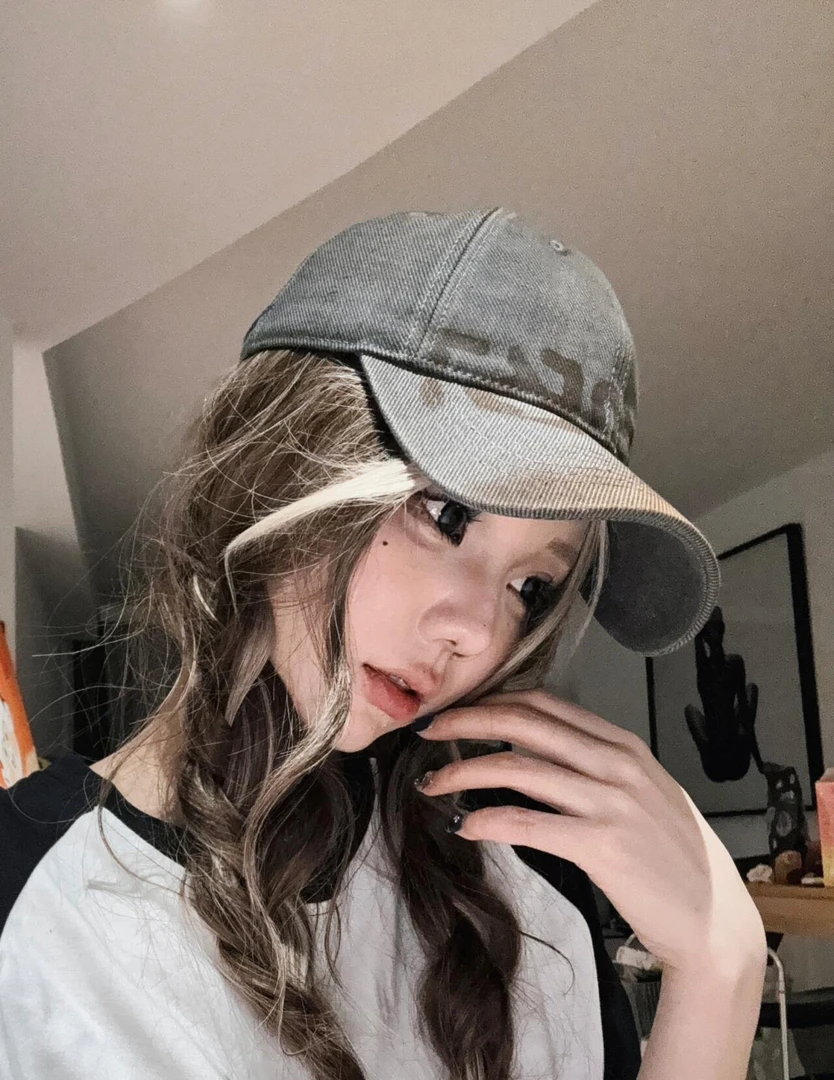 现货！冬日YYDS～【原创涂鸦】人工手绘！自制涂鸦大头围大帽檐棒球帽