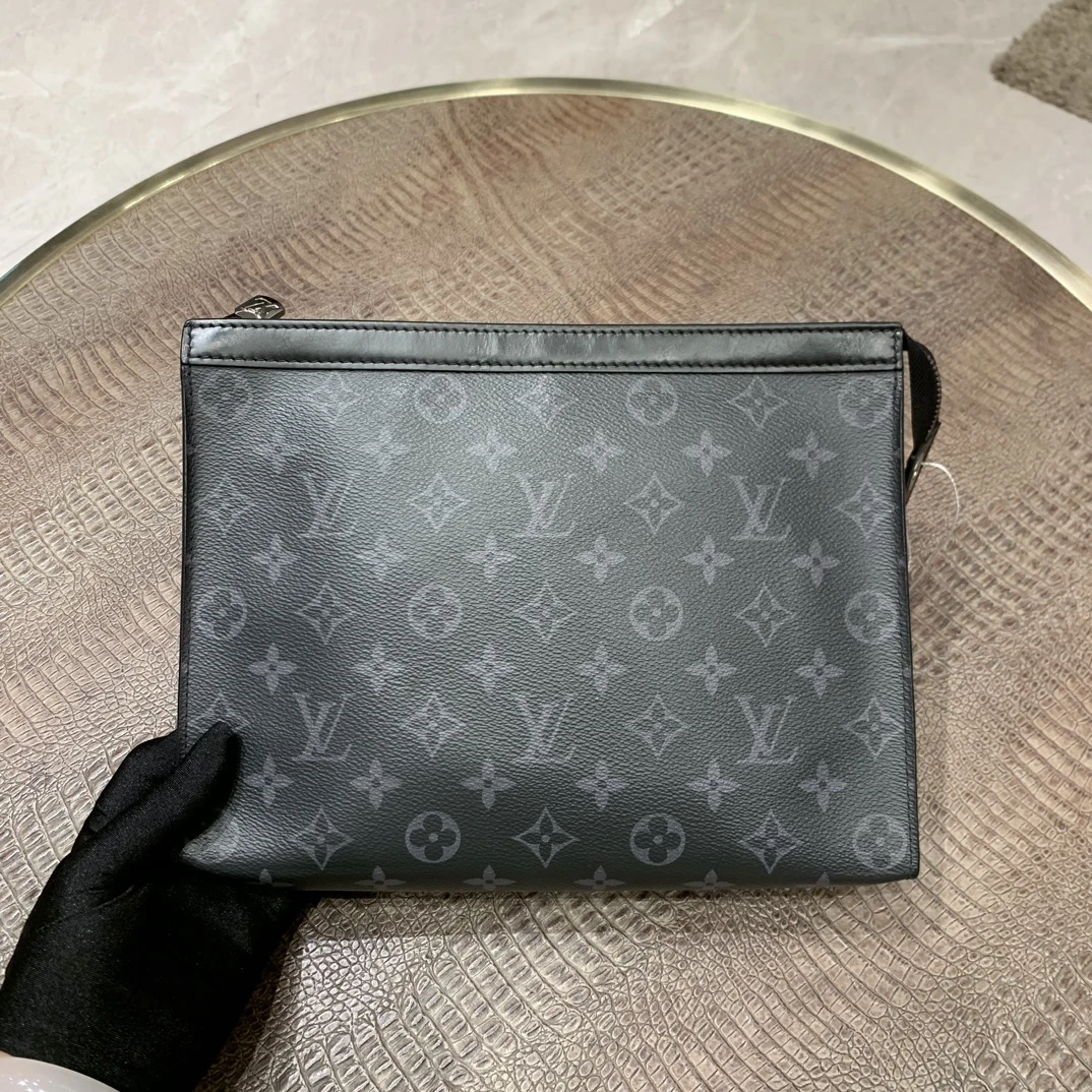 95新 LV LV 黑老花洗漱包/97新/NB9530