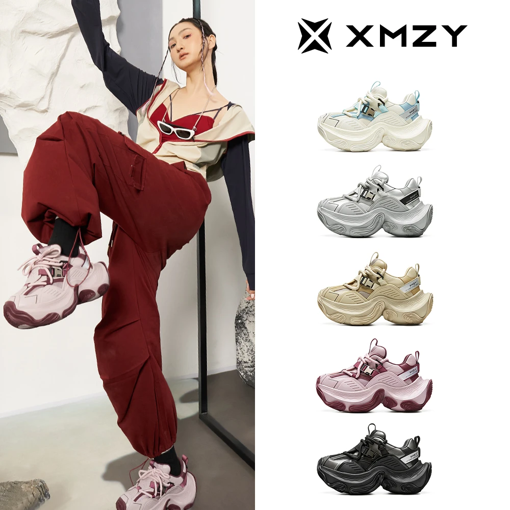 XMZY【沙丘系列】2025春夏新款原创时尚重工设计厚底增高老爹鞋