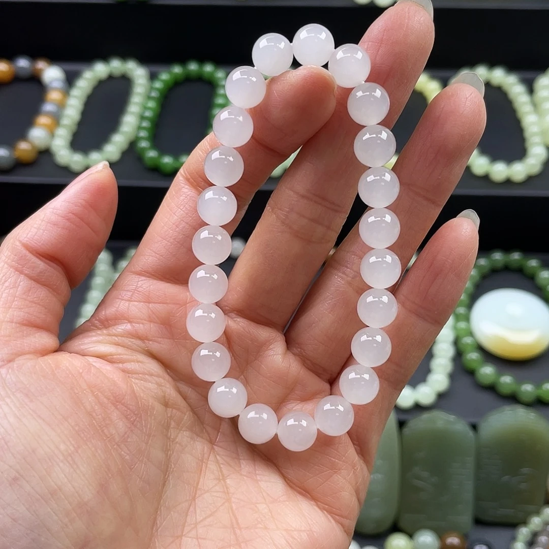 和田玉未镶嵌手链