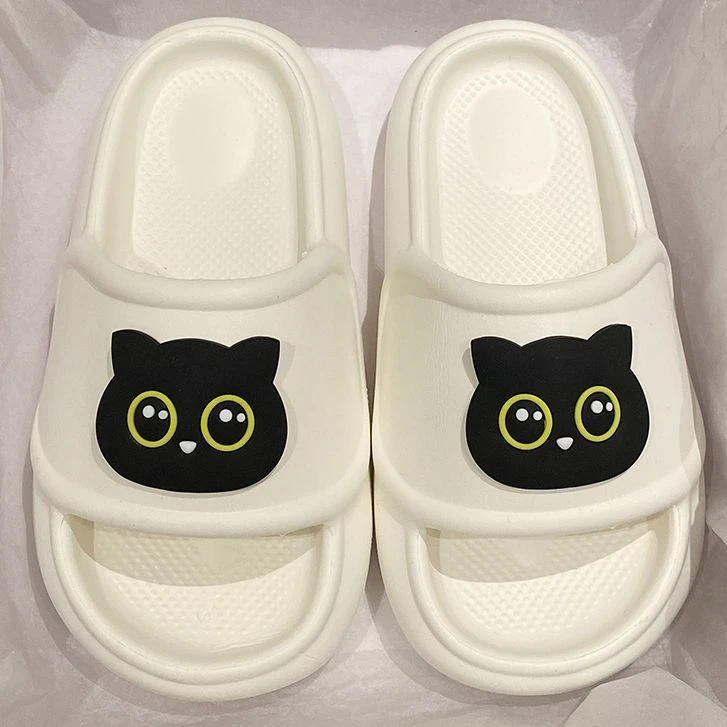 【EVA防滑防臭】踩屎感可爱拖鞋女学生室内外穿厚底居家宿舍凉拖