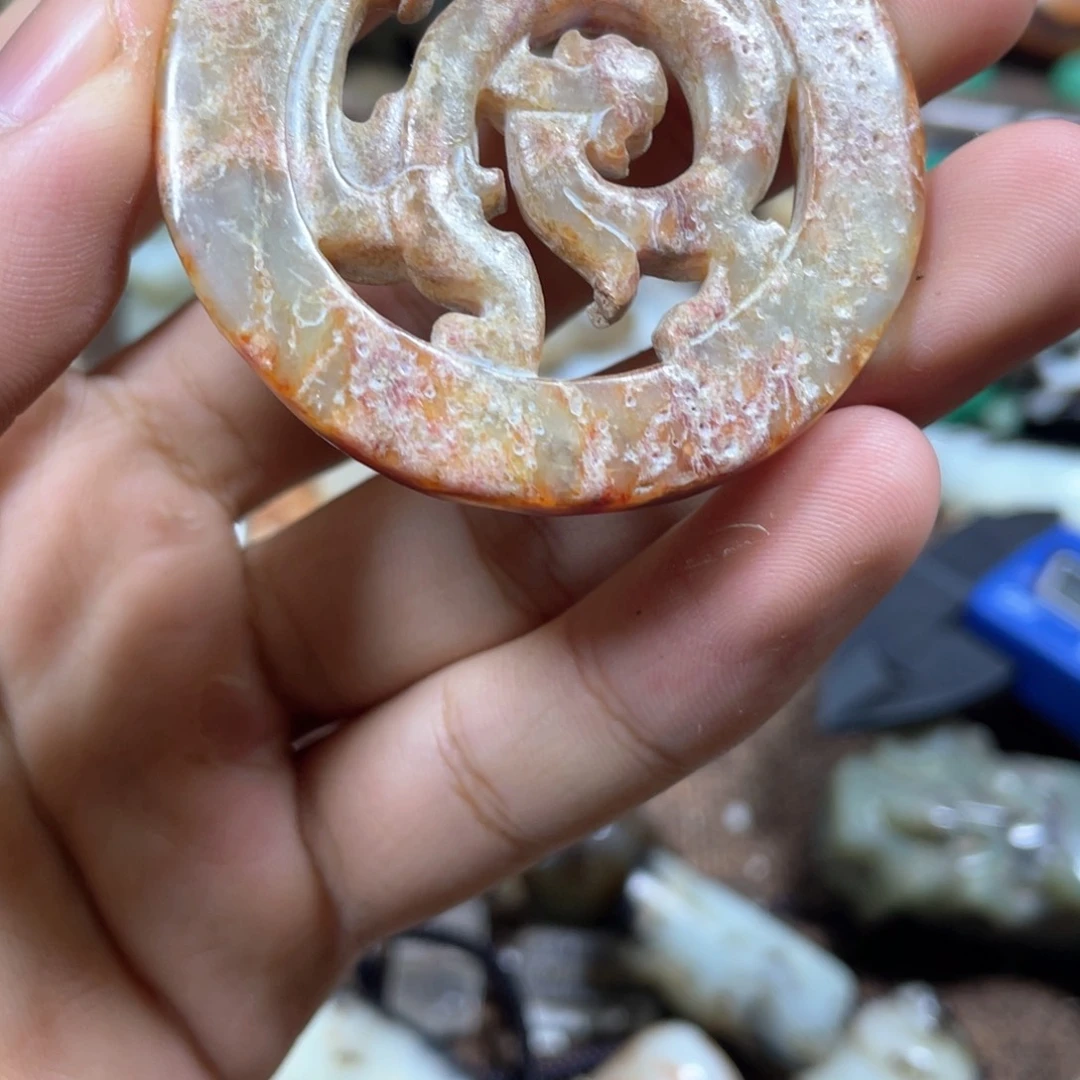 未镶嵌和田玉（糖玉）挂件用****3