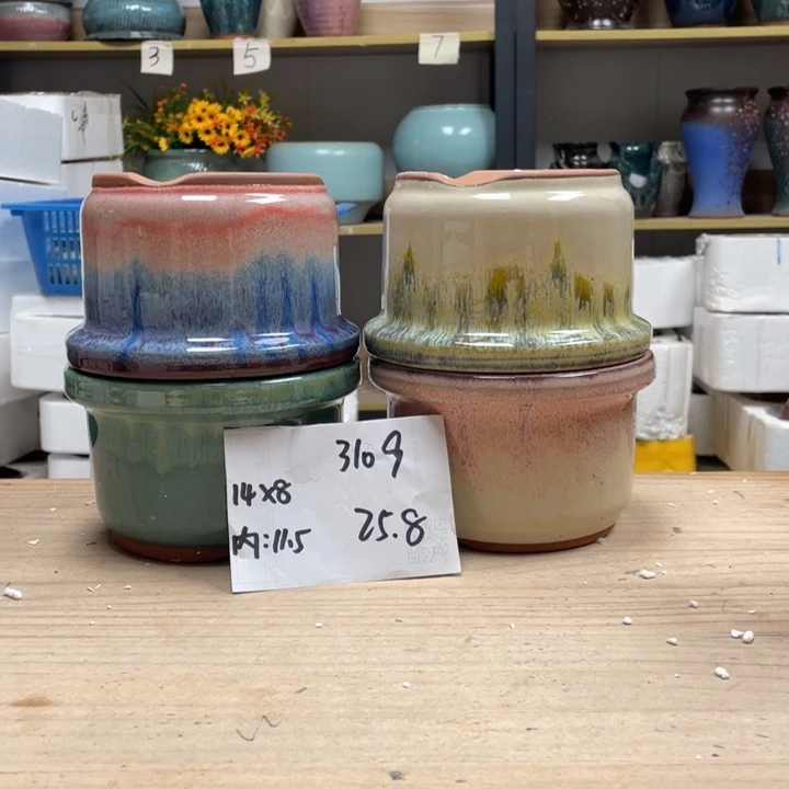 紫砂花盆多肉花盆微瑕9