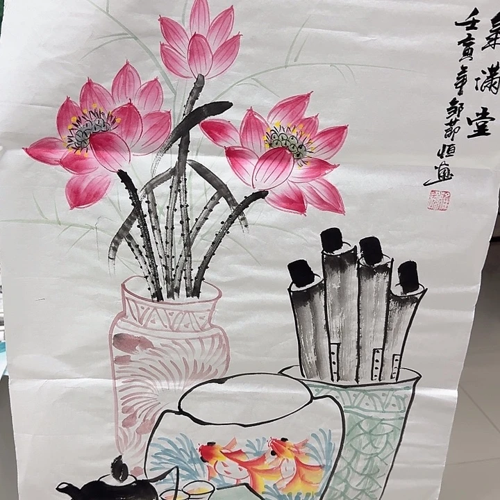 国画国画老师绘画作品36