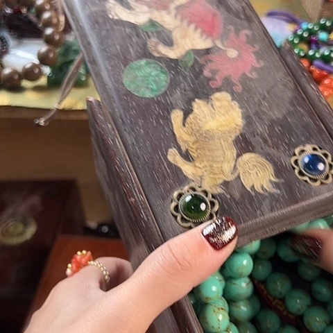 滴血莲花菩提吊坠