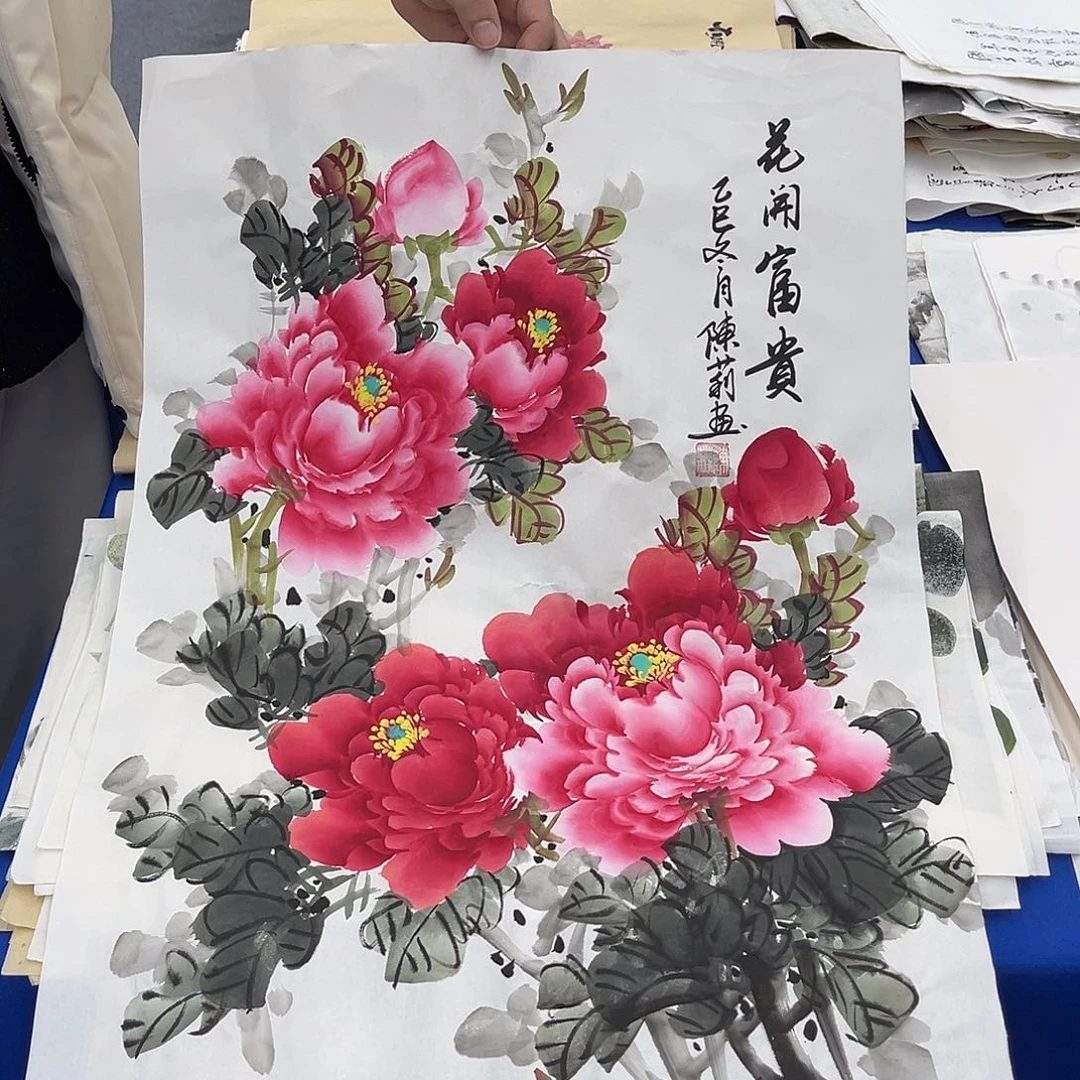 国画纯手绘作品欣赏
