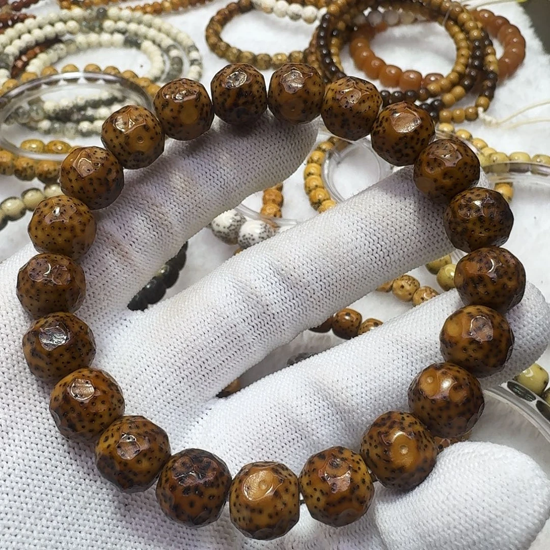 星月菩提吊坠11古铜细星