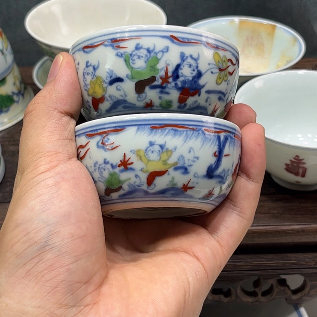 津***摆件瓷器工艺品摆件青花