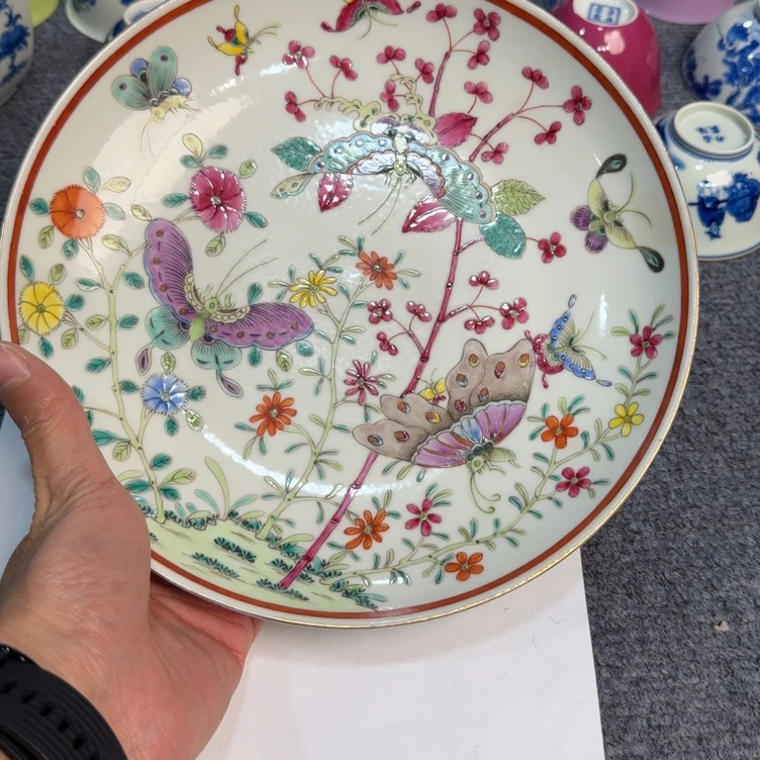 瓷杯子当代仿古精品全手工