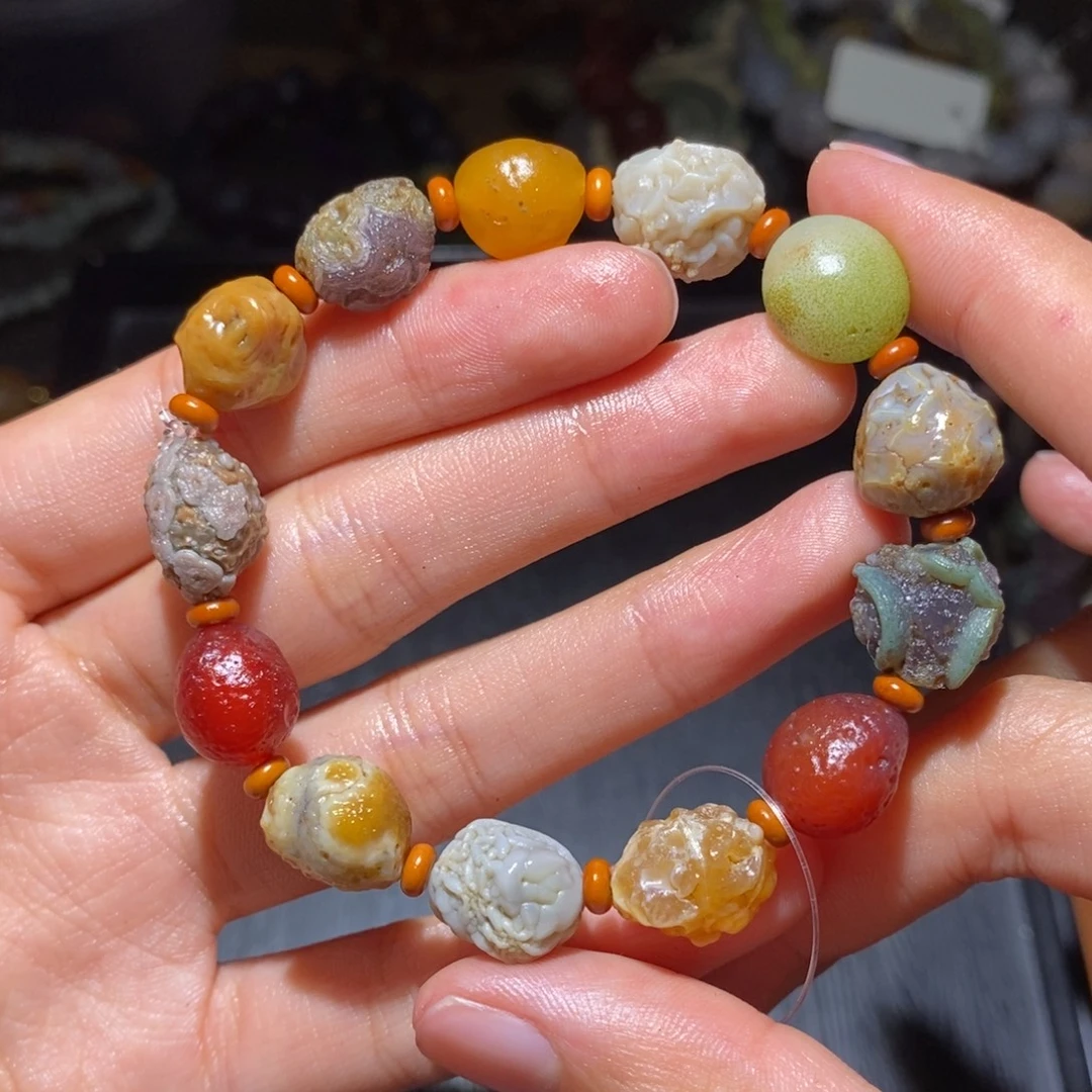 未镶嵌玛瑙/玉髓珠宝半成品