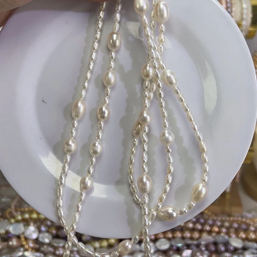 美***美手绳钛钢淡水珍珠