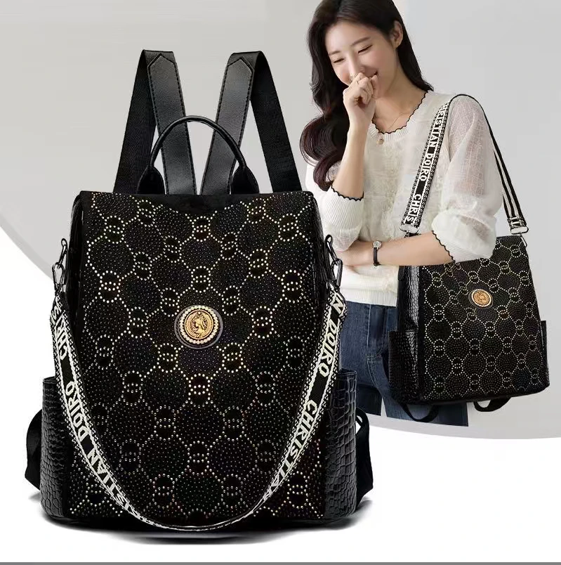 背包皮质双肩包百搭双肩包女小包包女士包洋气ins潮流时尚多功能