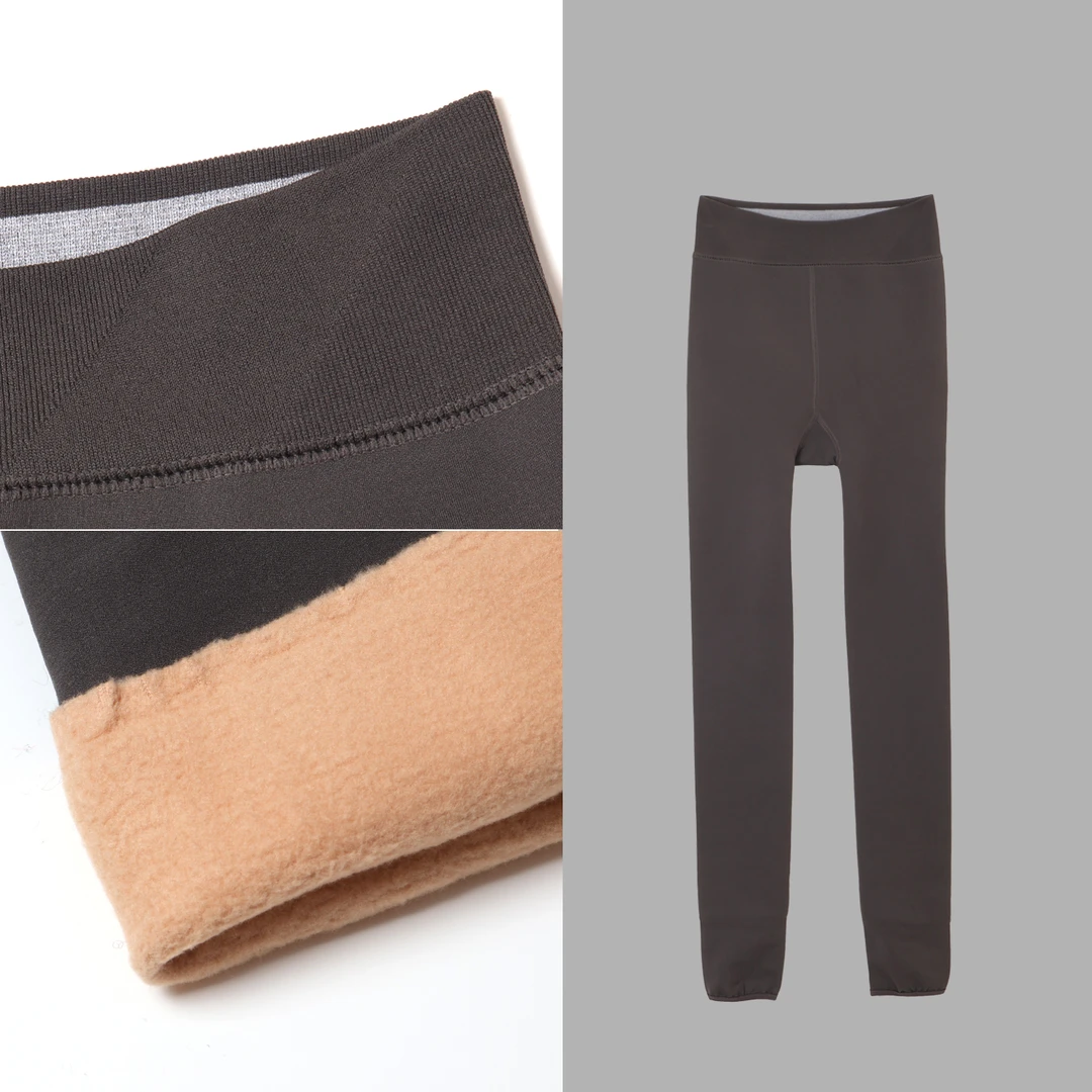 3869#加绒厚款瑜伽裤打底裤