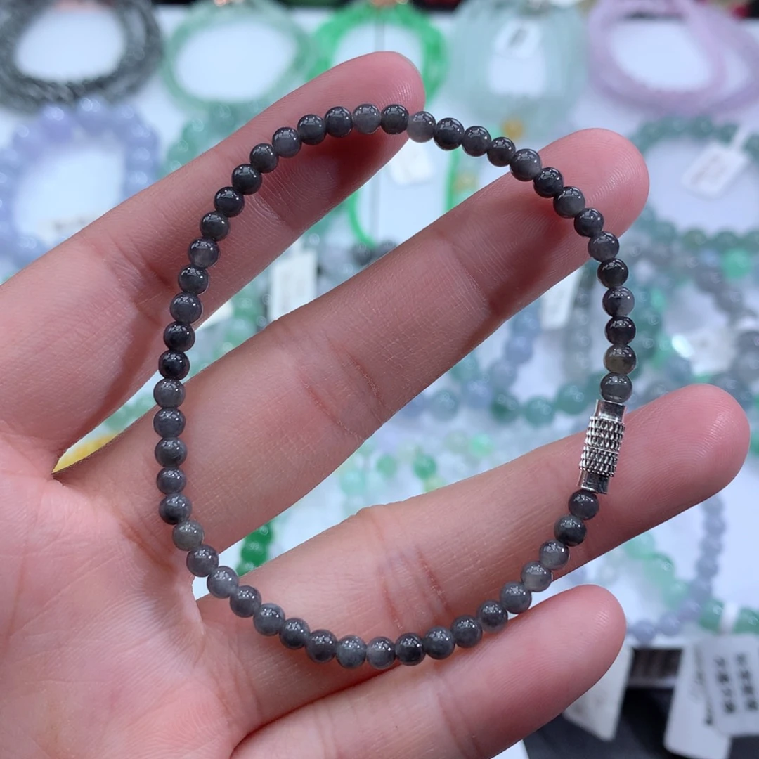 翡翠手链未镶嵌天然
