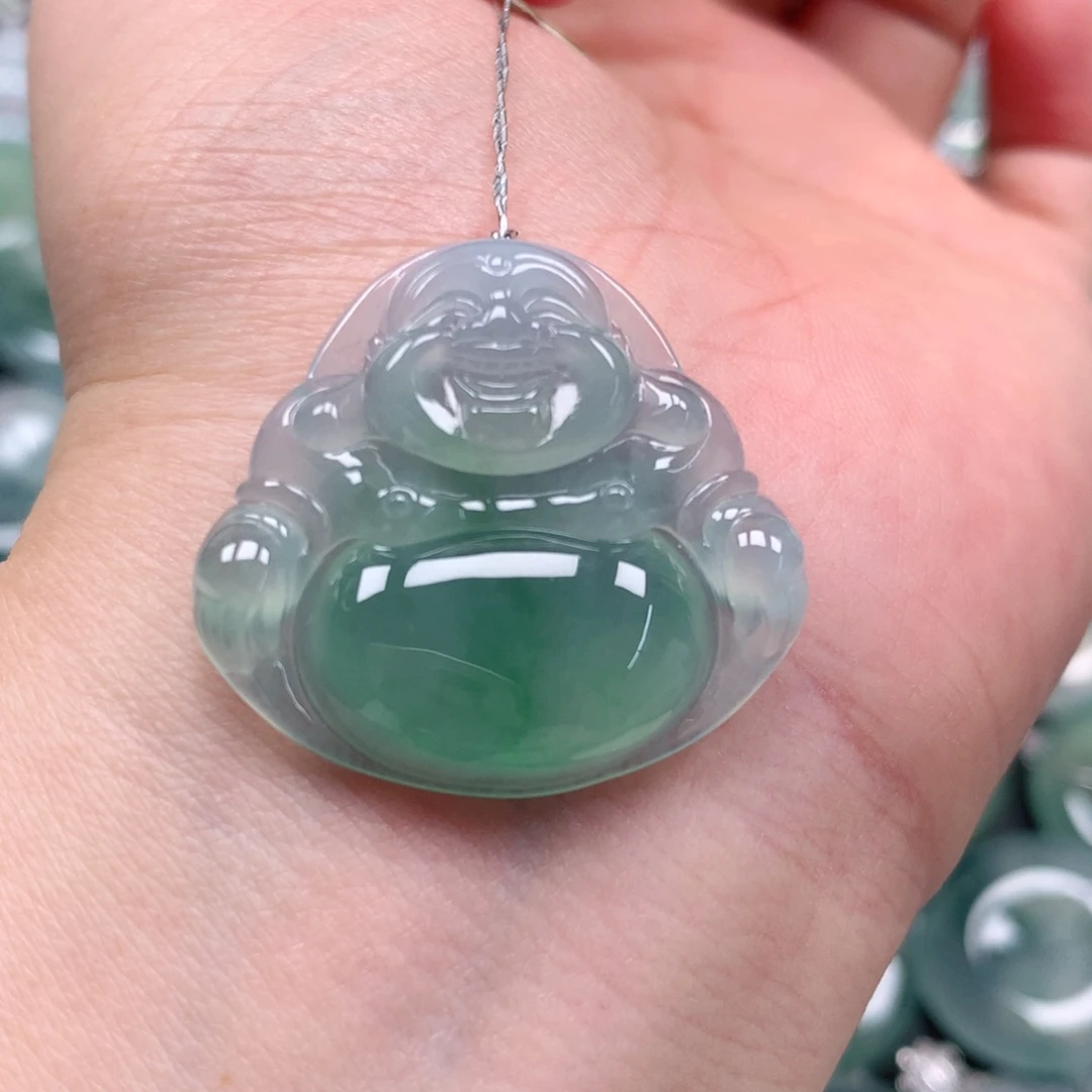 颈饰未镶嵌翡翠天然翡翠