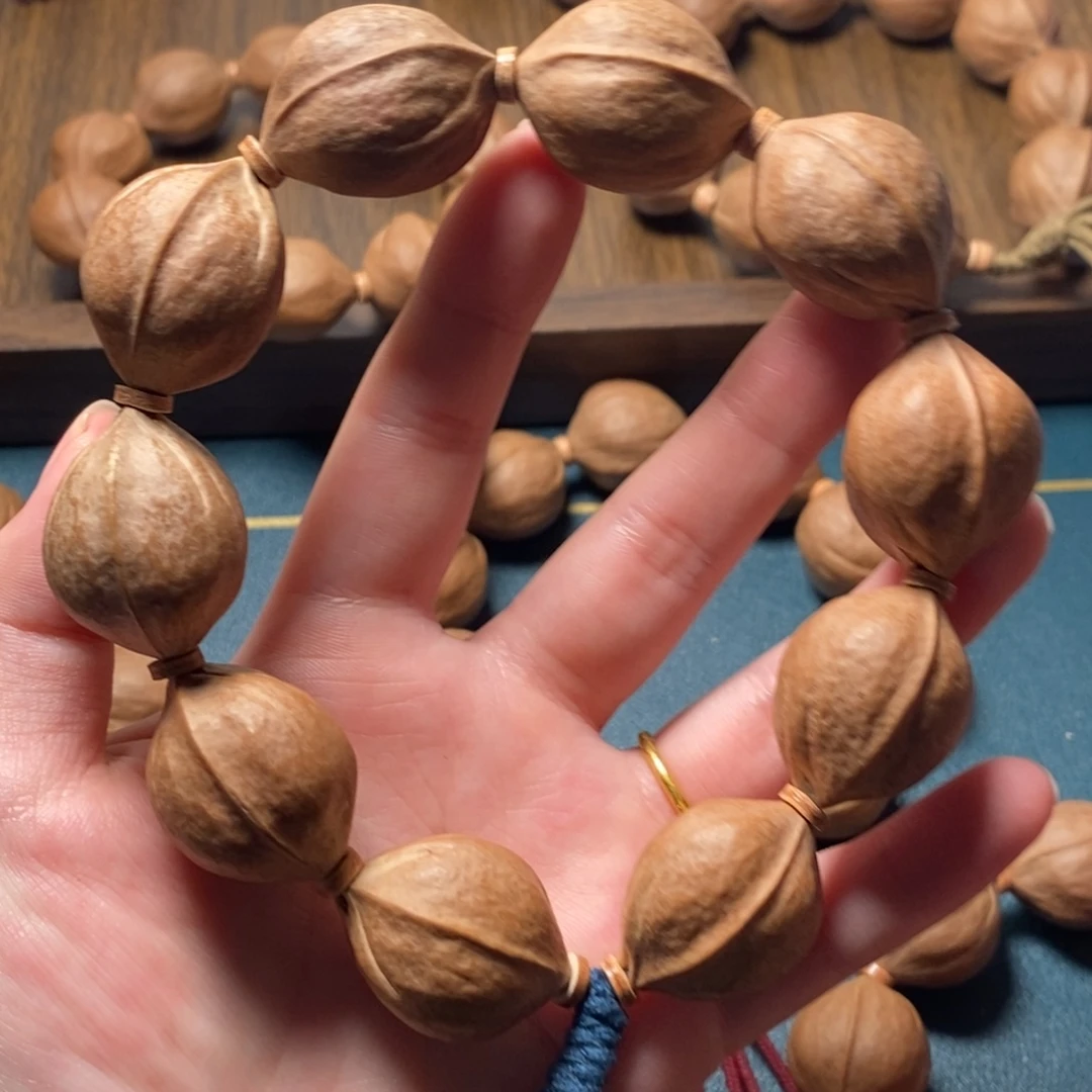 橄榄核手串/手链2229梅林铁三花橄榄核