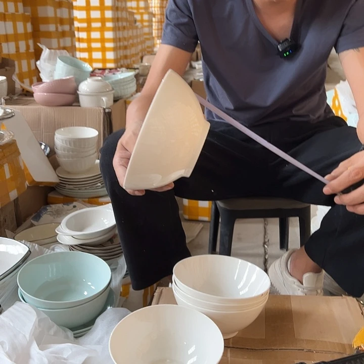 5只斗笠碗破损包赔不补发介意勿拍