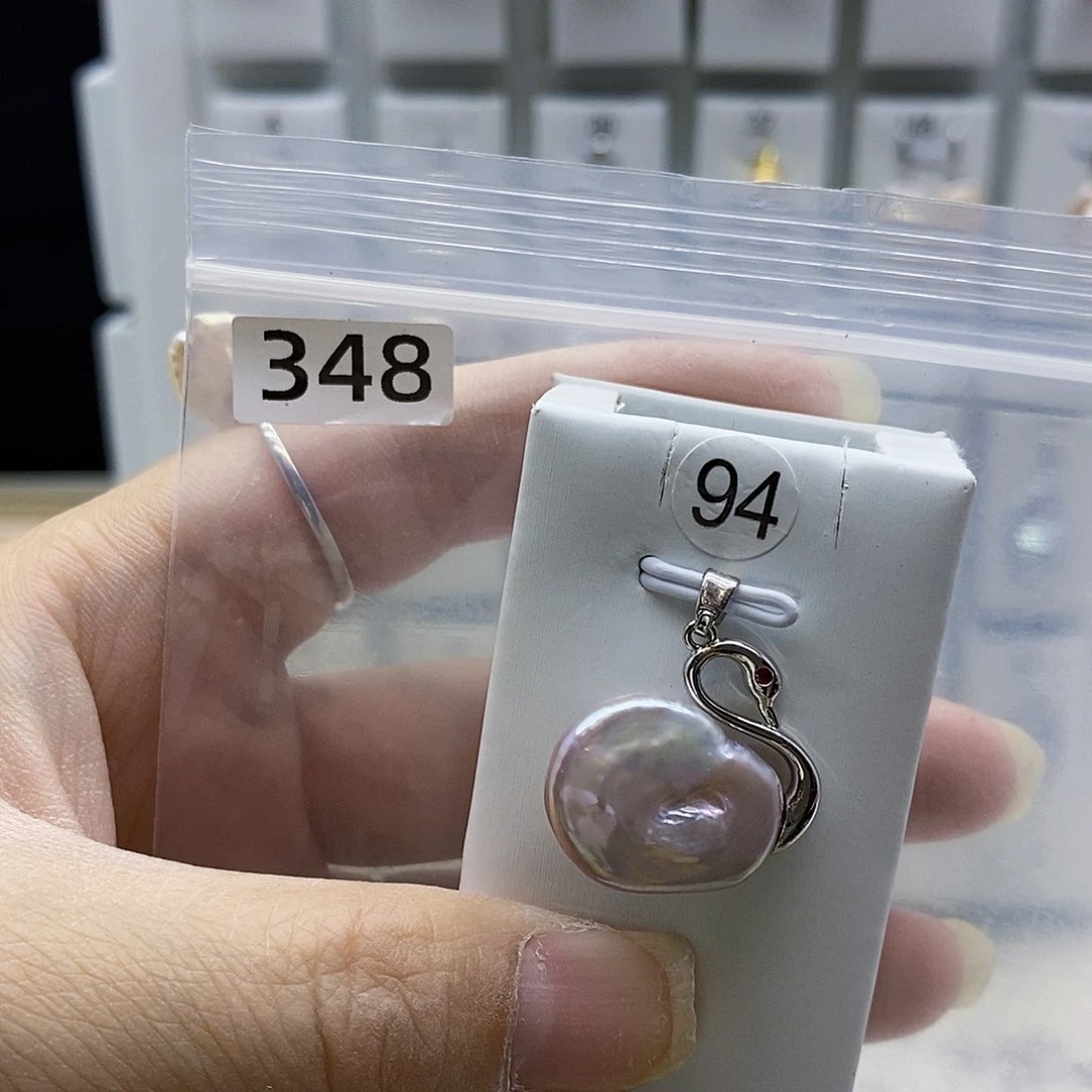 颈饰合金淡水珍珠