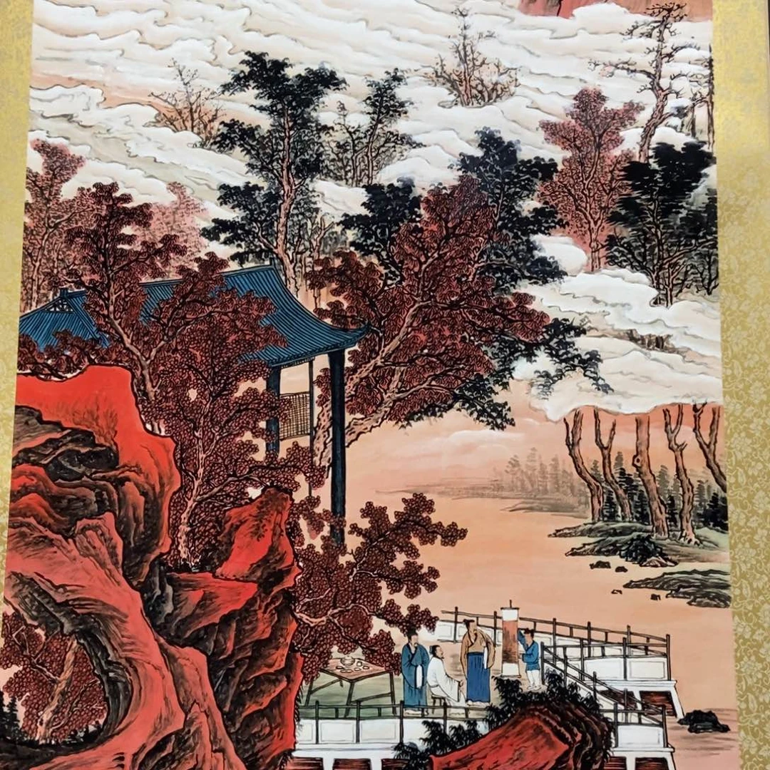 国画老师手笔手绘作品w