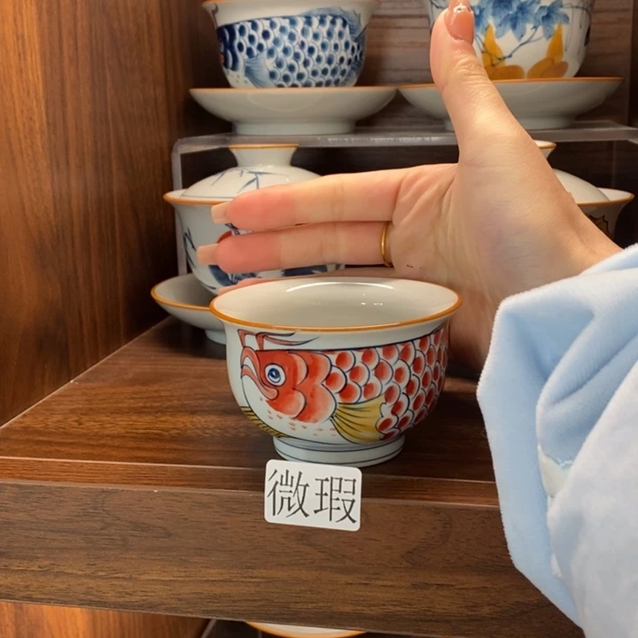 釉下老陶泥手工绘制