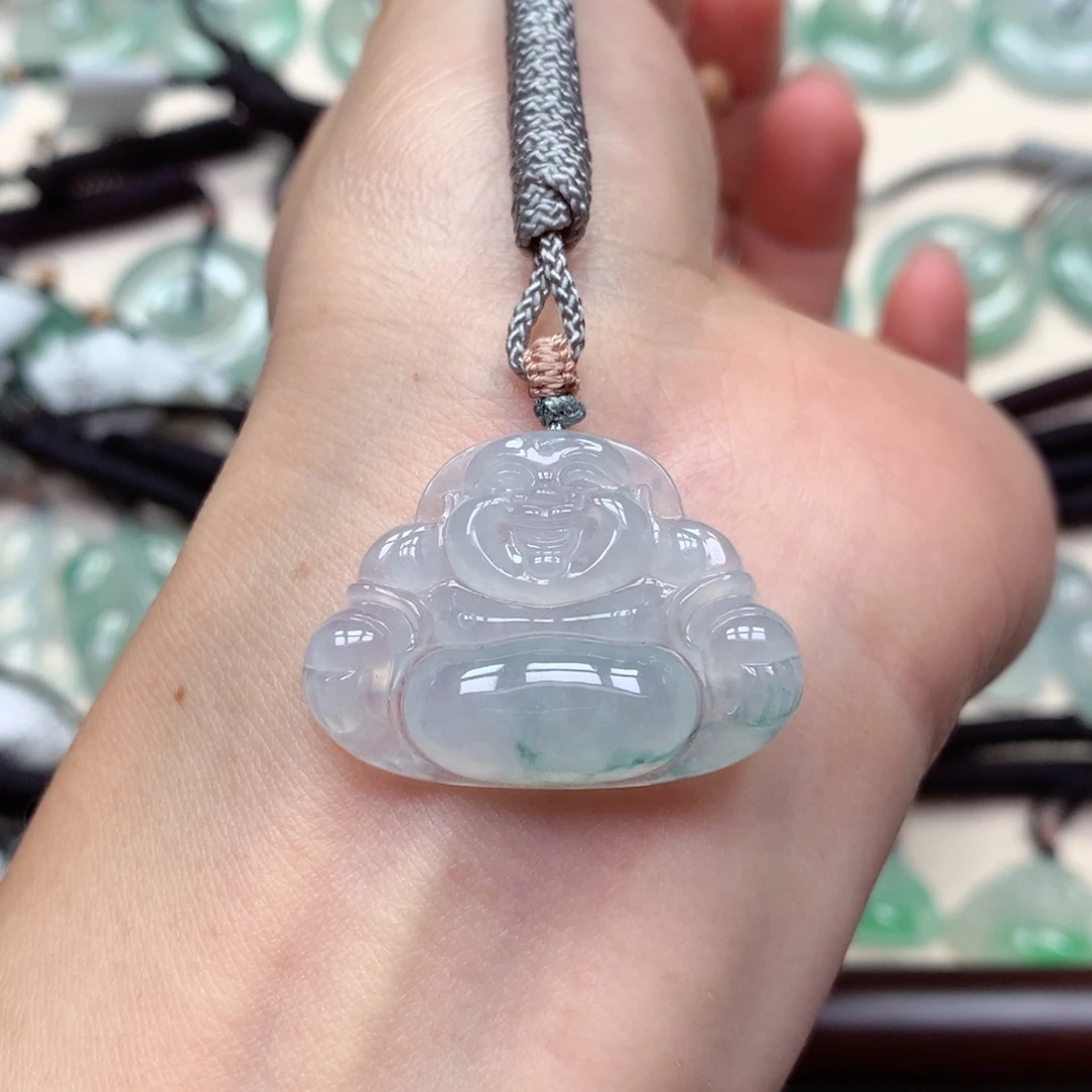 颈饰未镶嵌翡翠佛公