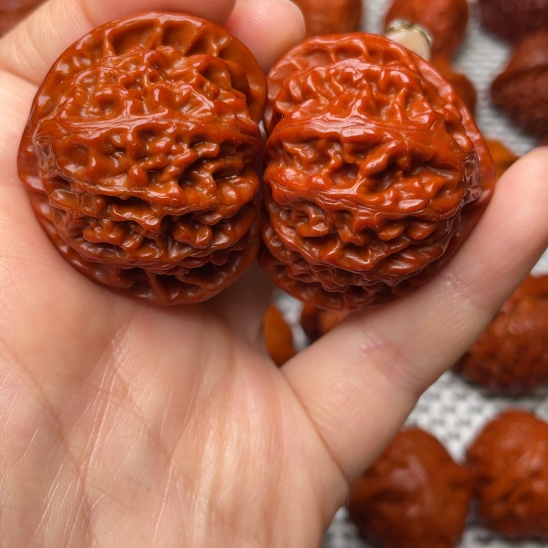 桃核吊坠文玩核桃 手把件 宫灯 40