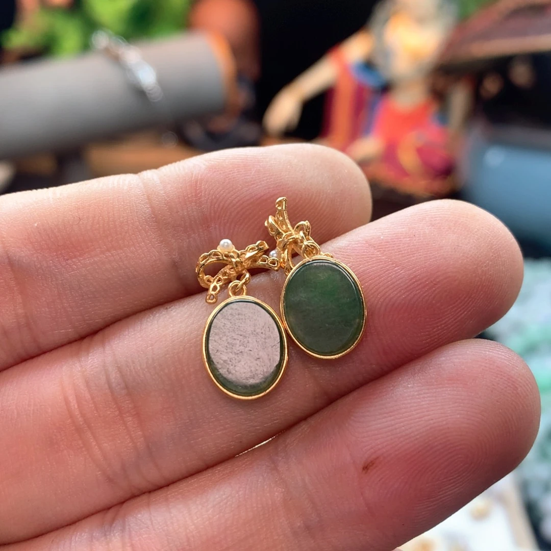 颈饰银S925镶嵌翡翠考****~