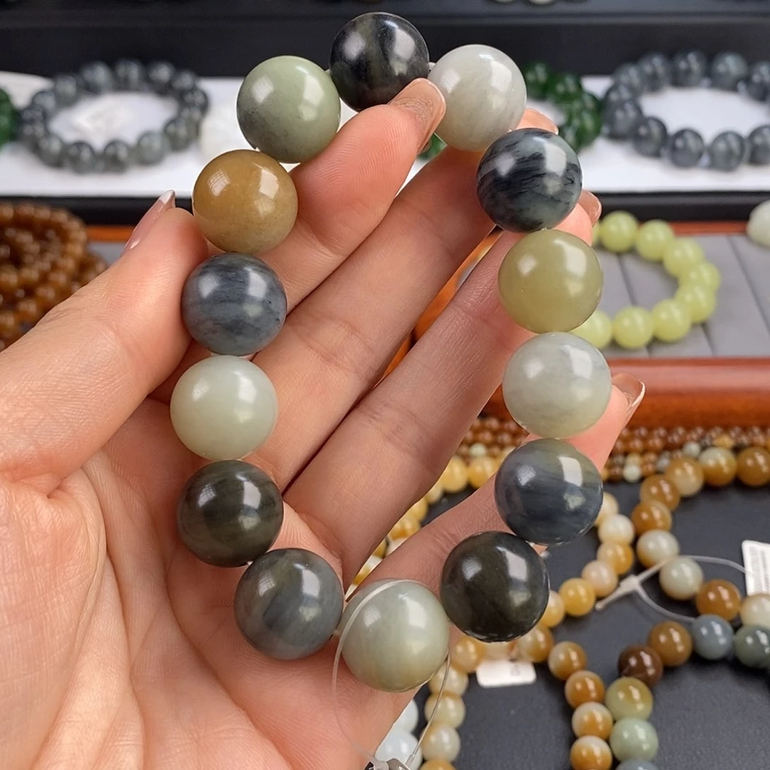 和田玉手串未镶嵌