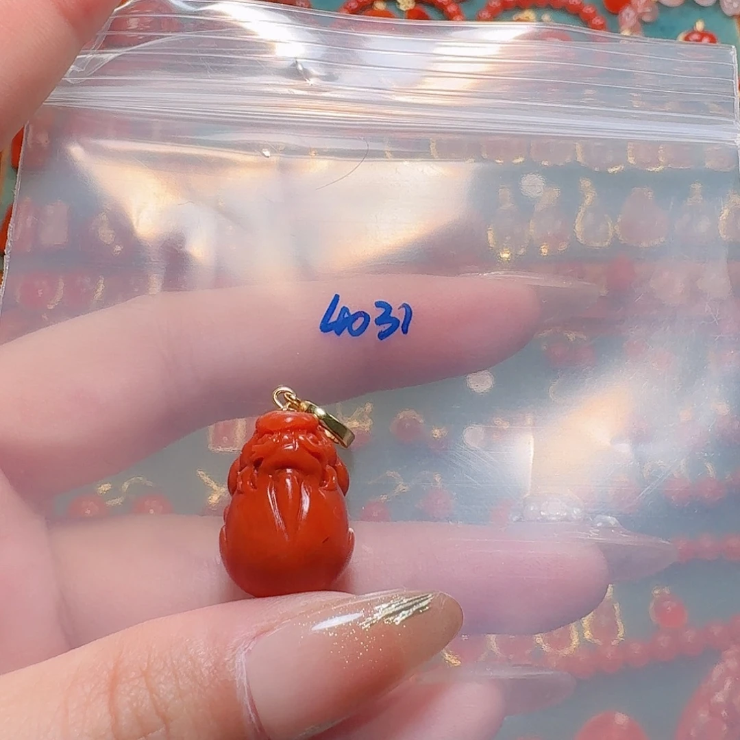 南红玛瑙银S925镶嵌吊坠