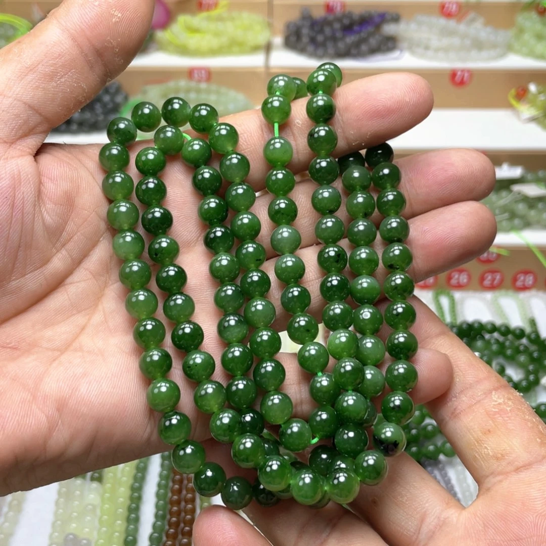 发***进和田玉未镶嵌颈饰8mm