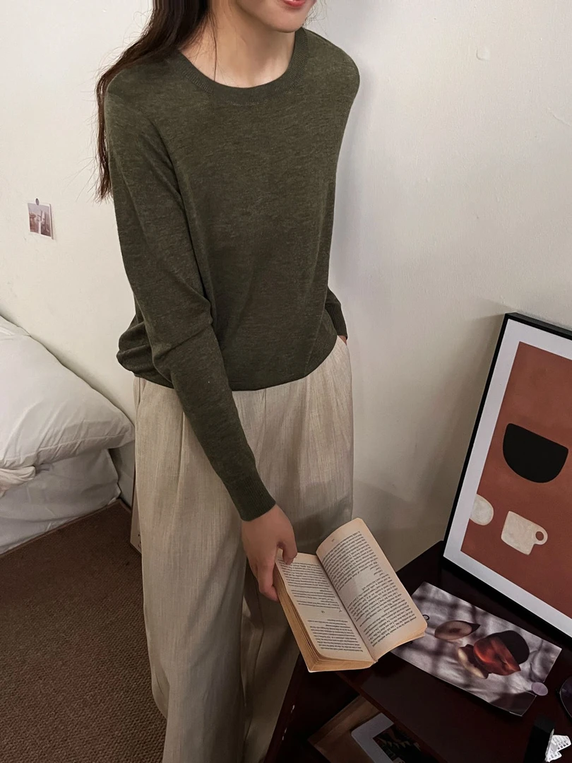 女半高领百搭时尚秋冬打底衫四季通用上衣薄款春秋秋季长袖毛衣